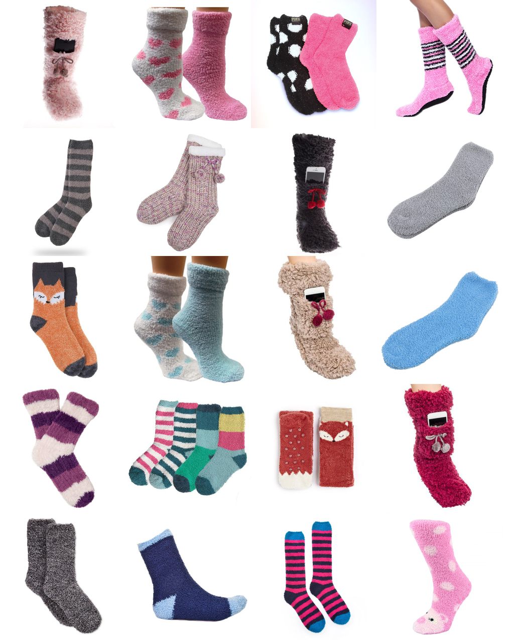 fluffy socks womens